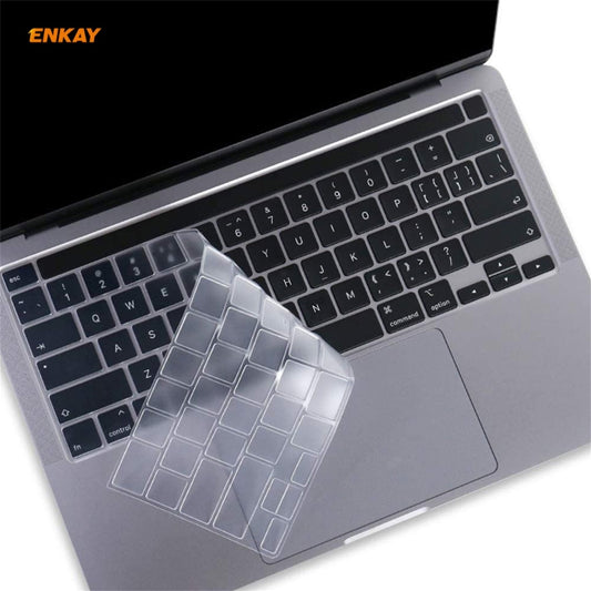 ENKAY Soft TPU Keyboard Protector Film for MacBook Pro 16 inch A2141 / Pro 13.3 inch A2289 & A2251 & A2338 (2020), EU Version, EU Version