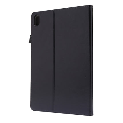 PU Leather Two Fold Bracket Style Flat Anti Falling Cover Protective Shell  With Business Card Holder, For Lenovo Tab P11
