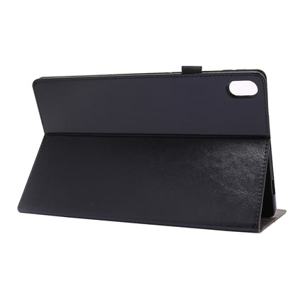 PU Leather Two Fold Bracket Style Flat Anti Falling Cover Protective Shell  With Business Card Holder, For Lenovo Tab P11