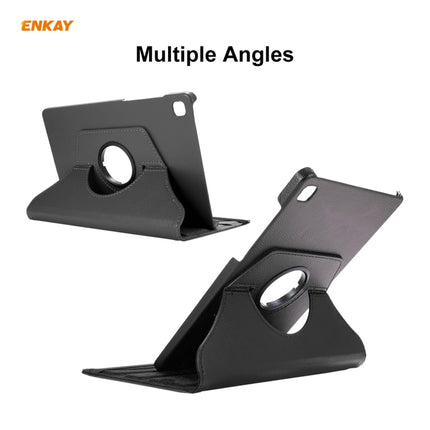 ENKAY ENK-8028 360 Degree Rotation PU Leather Smart Case with Auto Sleep and Holder Function For Samsung Galaxy Tab S6 Lite P610 / P615
