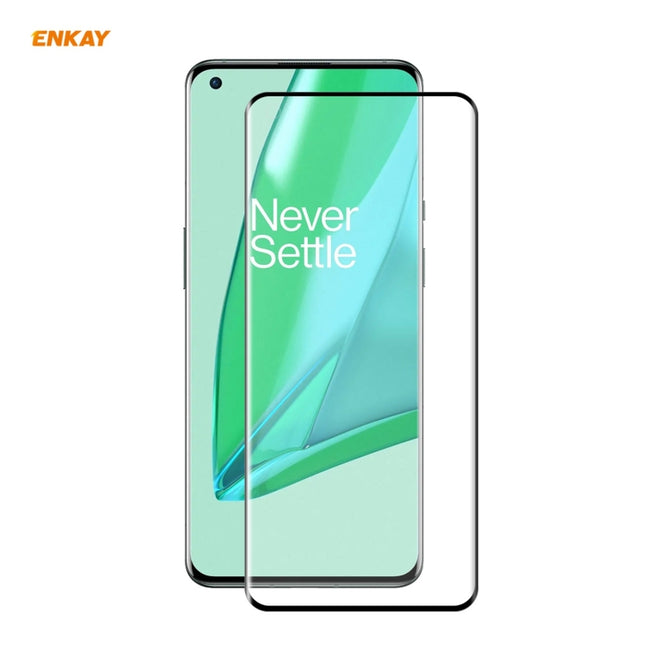 For OnePlus 9 Pro ENKAY Hat-Prince 0.26mm 9H 3D Explosion-proof Full Screen Curved Heat Bending Tempered Glass Film, 1 PCS, 2 PCS, 5 PCS
