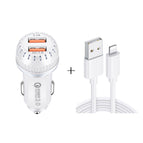 with 8 Pin Cable / White
