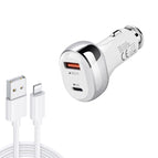 PD 20W with 8 Pin Cable / White