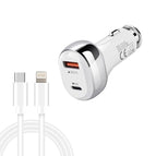 PD 20W with Type-C to 8 Pin Cable / White