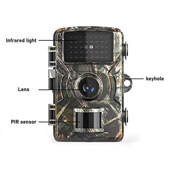 DL001 Hunting Camera 12MP 1080P 26 LEDs 940nm Night Vision, DL001