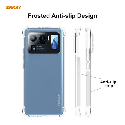 For Xiaomi Mi 11 Ultra Hat-Prince ENKAY Clear TPU Shockproof Case Soft Anti-slip Cover + 3D Full Screen PET Curved Hot Bending HD Screen Protector Soft Film Support Fingerprint Unlock, For Xiaomi Mi 11 Ultra