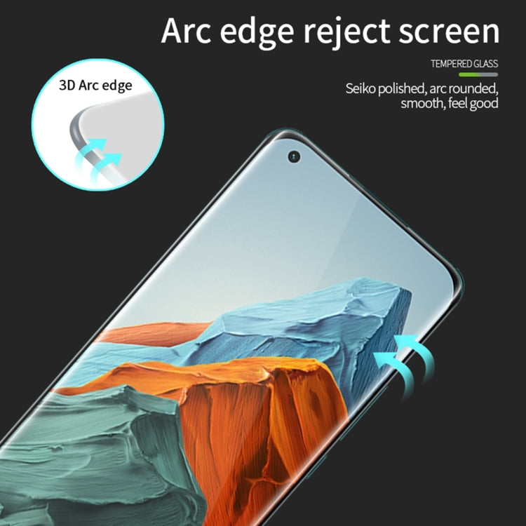 PINWUYO 9H 3D Hot Bending Tempered Glass Film