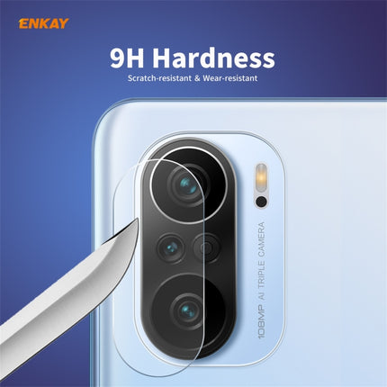 2 PCS Hat-Prince ENKAY 0.2mm 9H 2.15D Round Edge Rear Camera Lens Tempered Glass Film Protector, For Redmi K40 / K40 Pro / K40 Pro+, For Xiaomi Poco F3, For Redmi Note 10 Pro / Note 10 Pro Max, For Samsung Galaxy A52 / A72 (4G/5G)����������������������...