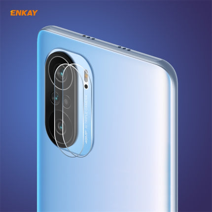 2 PCS Hat-Prince ENKAY 0.2mm 9H 2.15D Round Edge Rear Camera Lens Tempered Glass Film Protector, For Redmi K40 / K40 Pro / K40 Pro+, For Xiaomi Poco F3, For Redmi Note 10 Pro / Note 10 Pro Max, For Samsung Galaxy A52 / A72 (4G/5G)����������������������...