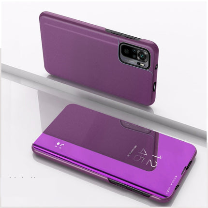 Plated Mirror Horizontal Flip Leather Case with Holder, For OPPO Find X3 / Find X3 Pro, For Redmi Note 10 4G / Redmi Note 10S, For Xiaomi Redmi Note 10 Pro