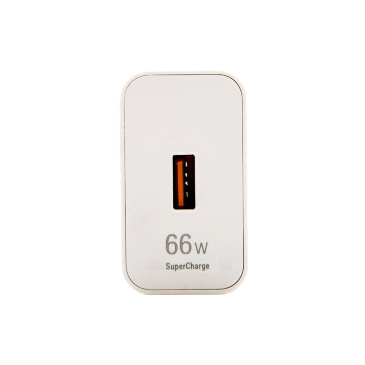 66W 6A USB Fast Charging Travel Charger, US Plug