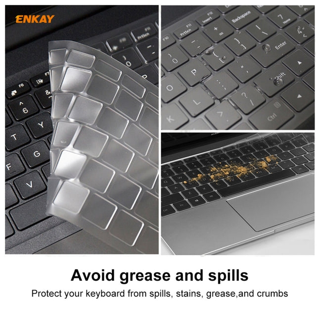 ENKAY Ultrathin Soft TPU Keyboard Protector Film, US Version, For RedmiBook 14 Ⅱ, For RedmiBook 13, For RedmiBook 16, For RedmiBook Air 13, For Xiaomi Laptop Pro 15.6, For Xiaomi Game Book