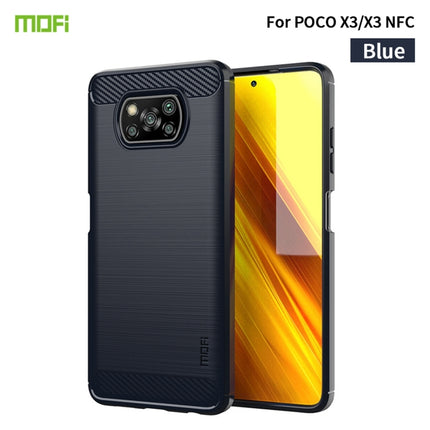 MOFI Gentleness Series Brushed Texture Carbon Fiber Soft TPU Case, For Redmi K40 /K40 Pro /K40 Pro+/Poco F3, For Redmi Note 9s /Note 9 Pro /Note 9 Pro Max, For Xiaomi Redmi Note 10 / Note 10S, For Redmi Note 10 Pro / Note 10 Pro Max                    ...