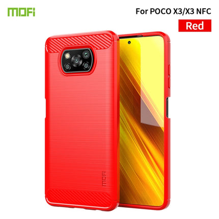 MOFI Gentleness Series Brushed Texture Carbon Fiber Soft TPU Case, For Redmi K40 /K40 Pro /K40 Pro+/Poco F3, For Redmi Note 9s /Note 9 Pro /Note 9 Pro Max, For Xiaomi Redmi Note 10 / Note 10S, For Redmi Note 10 Pro / Note 10 Pro Max                    ...