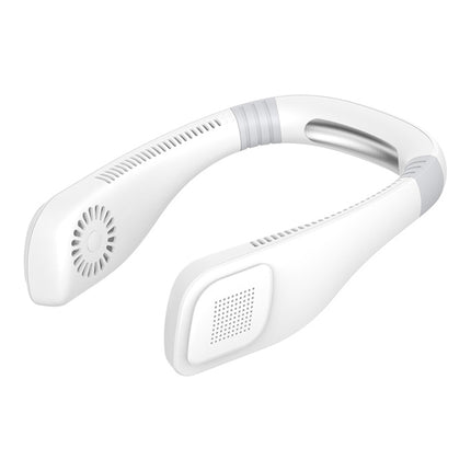 Freihändiger Mini-USB-Nackenventilator – wiederaufladbarer tragbarer Nackenbügelventilator im Kopfhörerdesign, 3-stufiger Luftstrom, 360-Grad-Drehung, perfekt für Sport, Büro und Outdoor