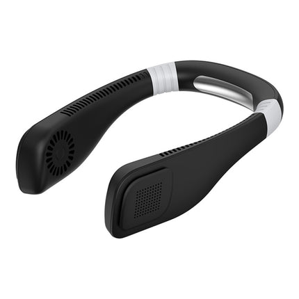 Freihändiger Mini-USB-Nackenventilator – wiederaufladbarer tragbarer Nackenbügelventilator im Kopfhörerdesign, 3-stufiger Luftstrom, 360-Grad-Drehung, perfekt für Sport, Büro und Outdoor