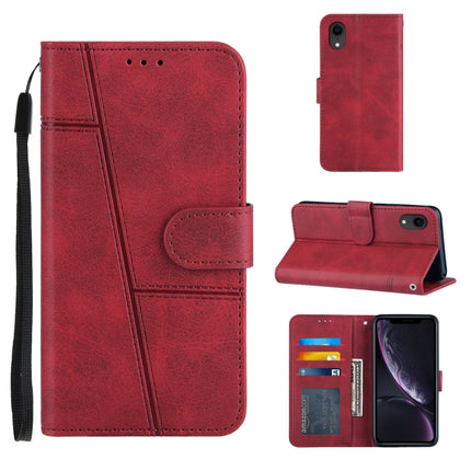 Stitching Calf Texture Buckle Horizontal Flip Leather Case with Holder & Card Slots & Wallet & Lanyard, For iPhone XS / X, For iPhone XR, For iPhone XS Max, For iPhone 6 Plus / 7 Plus / 8 Plus