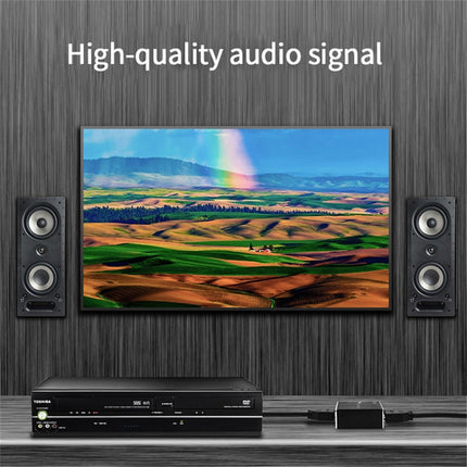 AY78V20 4K 60Hz HDMI 2.0 Audio Splitter 5.1 ARC HD-MI Audio Extractor HDCP 2.2 HDR10 Audio Converter 4K HD-MI Optical TOSLINK SPDIF