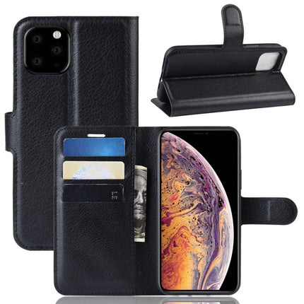 Litchi Skin PU Leather Wallet Stand Mobile Casing for iPhone XI Max （2019）