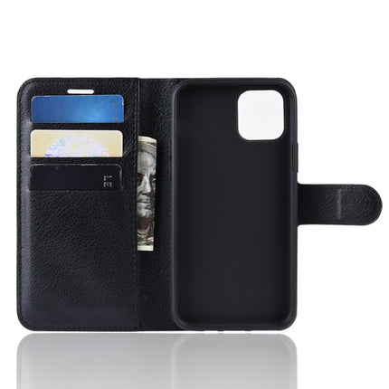 Litchi Skin PU Leather Wallet Stand Mobile Casing for iPhone XI Max （2019）