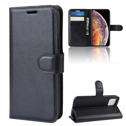 Litchi Skin PU Leather Wallet Stand Mobile Casing for iPhone XI Max （2019）