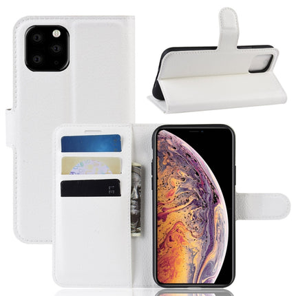 Litchi Skin PU Leather Wallet Stand Mobile Casing for iPhone XI Max （2019）