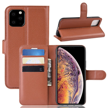 Litchi Skin PU Leather Wallet Stand Mobile Casing for iPhone XI Max （2019）