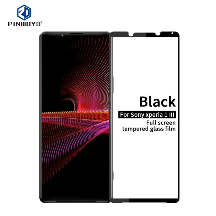 PINWUYO 9H 2.5D Full Screen Tempered Glass Film