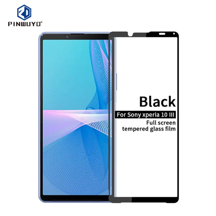 PINWUYO 9H 2.5D Full Screen Tempered Glass Film, For Motorola Moto G10 / G30, For Motorola Moto G100, For Sony Xperia 1 III, For Sony Xperia 10 III