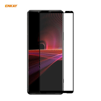 ENKAY Hat-Prince Full Glue 0.26mm 9H 2.5D Tempered Glass Full Coverage Film, For Sony Xperia 10 III(1 PC), For Sony Xperia 1 III(1 PC), For Motorola Moto G10 / G20 / G30(1 PC), For Motorola Moto G100 / G 5G Plus(1 PC)
