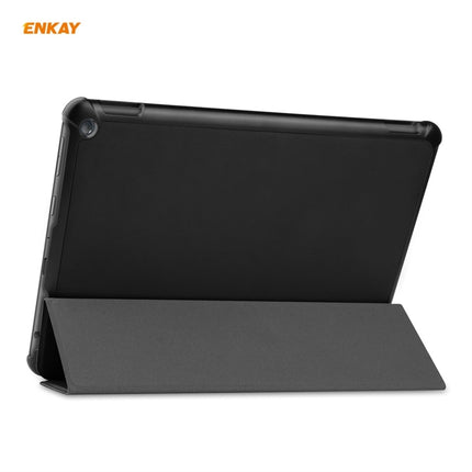 ENKAY PU Leather + Plastic Smart Case with Three-folding Holder for Amazon Fire HD 10 / 10 Plus (2021), For Amazon Fire HD 10 / 10 Plus (2021)