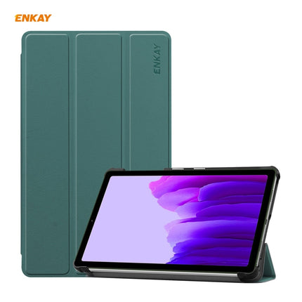 ENKAY PU Leather + Plastic Case with Three-folding Holder for Samsung Galaxy Tab A7 Lite T220 / T225, For Samsung Galaxy Tab A7 Lite T220