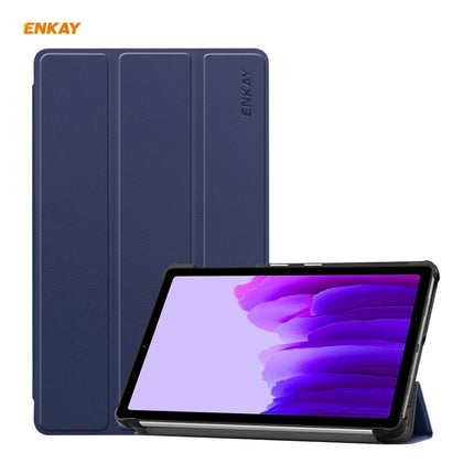ENKAY PU Leather + Plastic Case with Three-folding Holder for Samsung Galaxy Tab A7 Lite T220 / T225, For Samsung Galaxy Tab A7 Lite T220