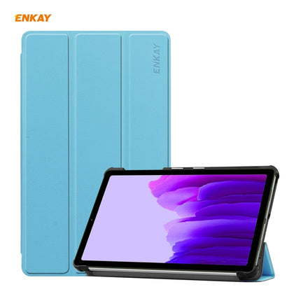 ENKAY PU Leather + Plastic Case with Three-folding Holder for Samsung Galaxy Tab A7 Lite T220 / T225, For Samsung Galaxy Tab A7 Lite T220