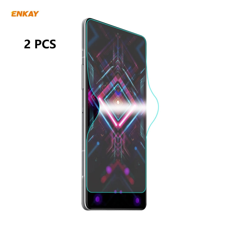 2 PCS ENKAY Hat-Prince Full Glue Full Coverage Screen Protector Explosion-proof Hydrogel Film, For Motorola Moto G30 / G20 / G10(2pcs), For Xiaomi Mi 11X / 11X Pro / 11i(2pcs), For Xiaomi Redmi K40 Gaming(2pcs), For Xiaomi Mi 11 Ultra(2pcs)������������...