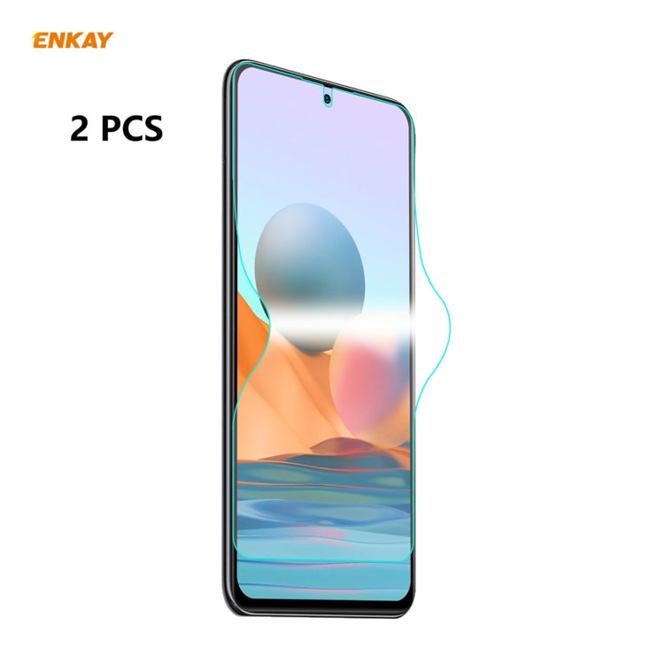 2 PCS ENKAY Hat-Prince Full Glue Full Coverage Screen Protector Explosion-proof Hydrogel Film, For Motorola Moto G30 / G20 / G10(2pcs), For Xiaomi Mi 11X / 11X Pro / 11i(2pcs), For Xiaomi Redmi K40 Gaming(2pcs), For Xiaomi Mi 11 Ultra(2pcs)������������...