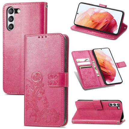 Four-leaf Clasp Embossed Buckle Mobile Phone Protection Leather Case with Lanyard & Card Slot & Wallet & Bracket Function, For Samsung Galaxy A22 5G, For Samsung Galaxy A22 4G, For Samsung Galaxy F62/M62, For Samsung Galaxy S21 FE