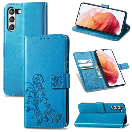 Four-leaf Clasp Embossed Buckle Mobile Phone Protection Leather Case with Lanyard & Card Slot & Wallet & Bracket Function, For Samsung Galaxy A22 5G, For Samsung Galaxy A22 4G, For Samsung Galaxy F62/M62, For Samsung Galaxy S21 FE