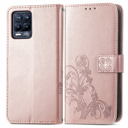 Four-leaf Clasp Embossed Buckle Mobile Phone Protection Leather Case with Lanyard & Card Slot & Wallet & Bracket Function, For OPPO Realme 8 5G, For OPPO Realme Q3 5G / Realme Q3i 5G, For OPPO Realme Q3 5G, For Xiaomi Mi 11 Pro, For Xiaomi Mi 11 Ultra ...