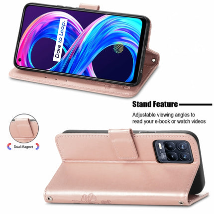Four-leaf Clasp Embossed Buckle Mobile Phone Protection Leather Case with Lanyard & Card Slot & Wallet & Bracket Function, For OPPO Realme 8 5G, For OPPO Realme Q3 5G / Realme Q3i 5G, For OPPO Realme Q3 5G, For Xiaomi Mi 11 Pro, For Xiaomi Mi 11 Ultra ...