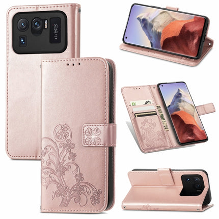 Four-leaf Clasp Embossed Buckle Mobile Phone Protection Leather Case with Lanyard & Card Slot & Wallet & Bracket Function, For OPPO Realme 8 5G, For OPPO Realme Q3 5G / Realme Q3i 5G, For OPPO Realme Q3 5G, For Xiaomi Mi 11 Pro, For Xiaomi Mi 11 Ultra ...