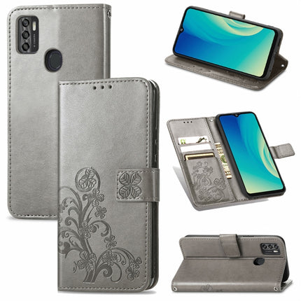 Four-leaf Clasp Embossed Buckle Mobile Phone Protection Leather Case with Lanyard & Card Slot & Wallet & Bracket Function, For OPPO Realme 8 5G, For OPPO Realme Q3 5G / Realme Q3i 5G, For OPPO Realme Q3 5G, For Xiaomi Mi 11 Pro, For Xiaomi Mi 11 Ultra ...