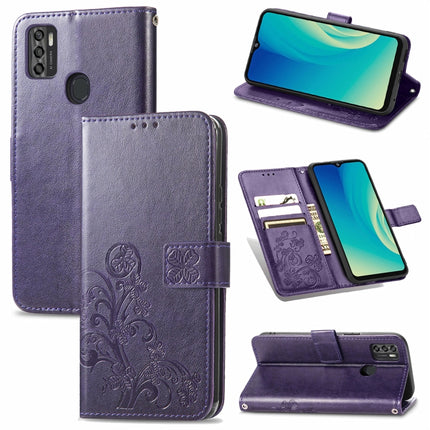 Four-leaf Clasp Embossed Buckle Mobile Phone Protection Leather Case with Lanyard & Card Slot & Wallet & Bracket Function, For OPPO Realme 8 5G, For OPPO Realme Q3 5G / Realme Q3i 5G, For OPPO Realme Q3 5G, For Xiaomi Mi 11 Pro, For Xiaomi Mi 11 Ultra ...