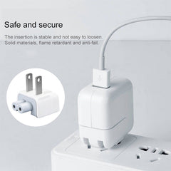 12W USB Charger + USB to 8 Pin Data Cable for iPad / iPhone / iPod Series, US Plug