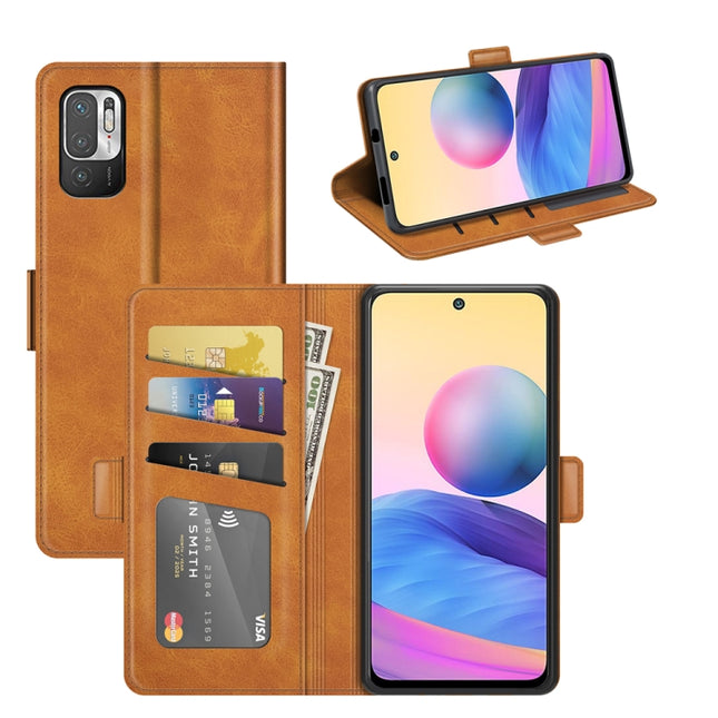 For Xiaomi Redmi Note 10 5G Dual-side Magnetic Buckle Horizontal Flip Leather Case with Holder & Card Slots & Wallet, For Xiaomi Redmi Note 10 5G