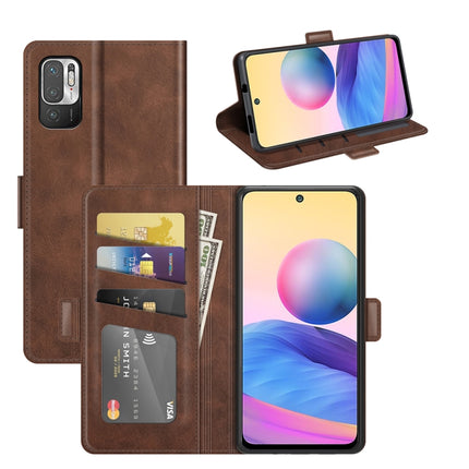 For Xiaomi Redmi Note 10 5G Dual-side Magnetic Buckle Horizontal Flip Leather Case with Holder & Card Slots & Wallet, For Xiaomi Redmi Note 10 5G