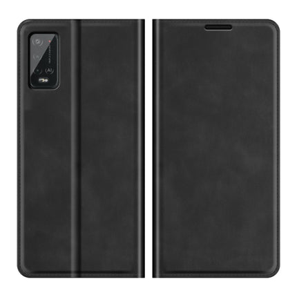 For Wiko Power U20 Retro-skin Business Magnetic Suction Leather Case with Holder & Card Slots & Wallet, For Wiko Power U20