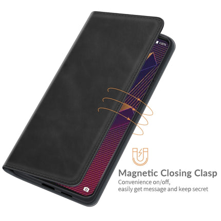 For Wiko Power U20 Retro-skin Business Magnetic Suction Leather Case with Holder & Card Slots & Wallet, For Wiko Power U20