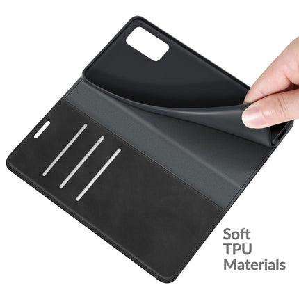 For Wiko Power U20 Retro-skin Business Magnetic Suction Leather Case with Holder & Card Slots & Wallet, For Wiko Power U20
