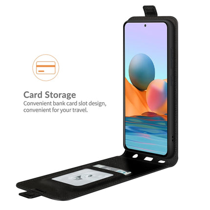 For Xiaomi Redmi Note 10 Pro / Note 10 Pro (Indian Version) / Note 10 Pro Max R64 Texture Single Vertical Flip Leather Protective Case with Card Slots & Photo Frame, For Xiaomi Redmi Note 10 Pro